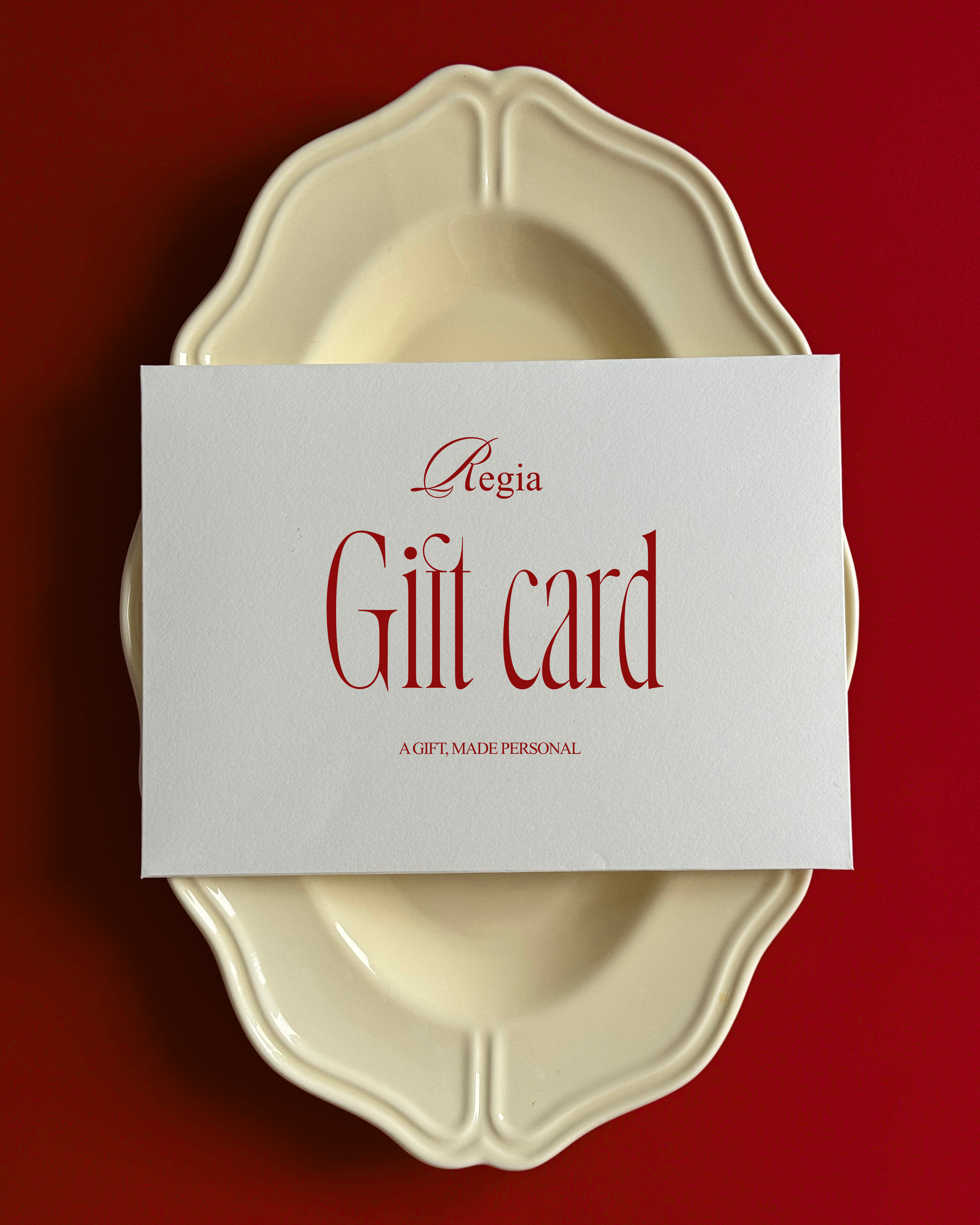 Regia Gift Card